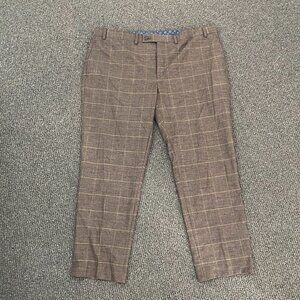 Previously Owned Mens Ralph Lauren Brown Dress Pants / 42" 30"/ Great Condition!